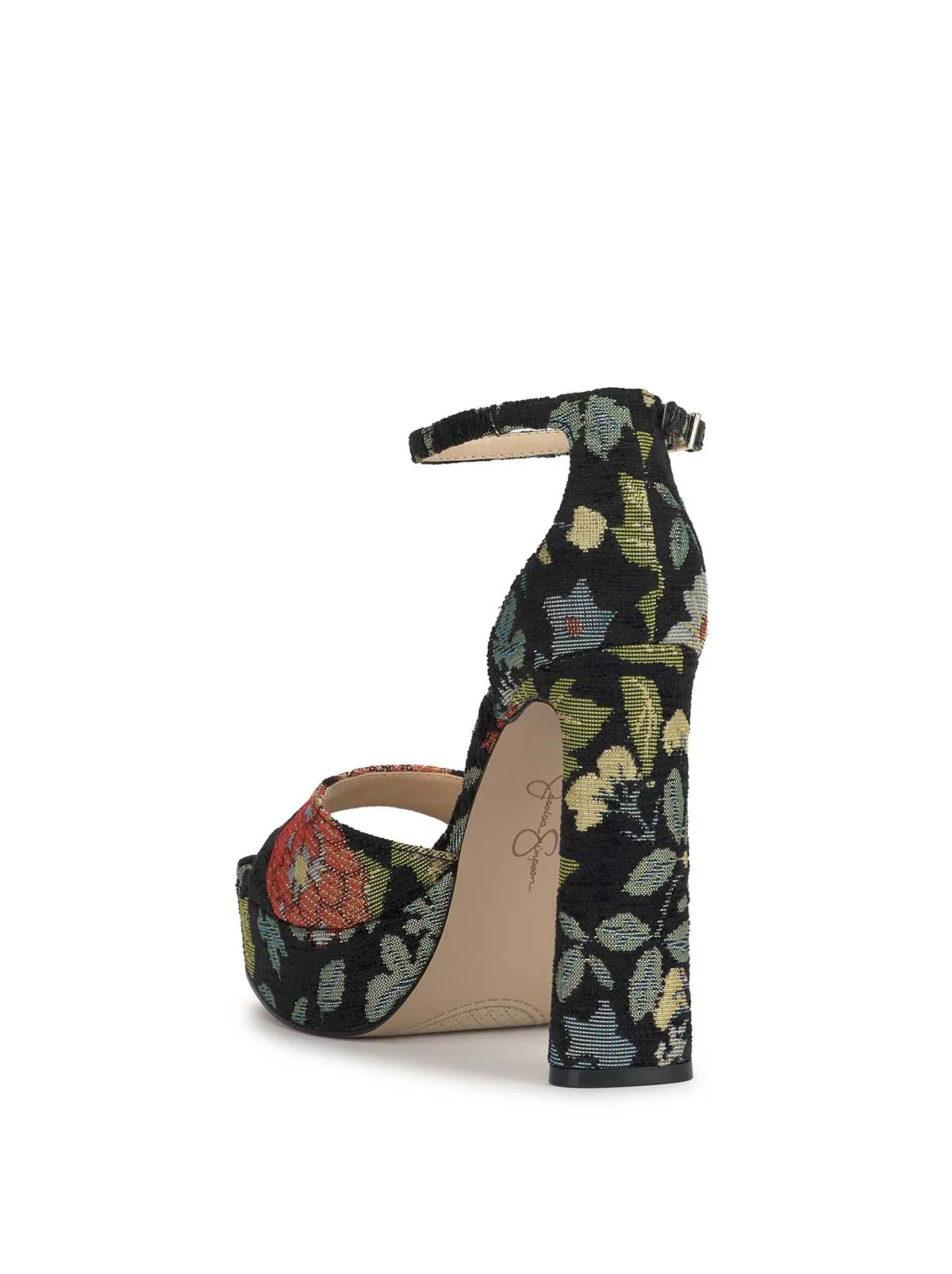 Telxia Platform Sandal in Black Floral sold by Jessica Simpson product image thumbnail 3