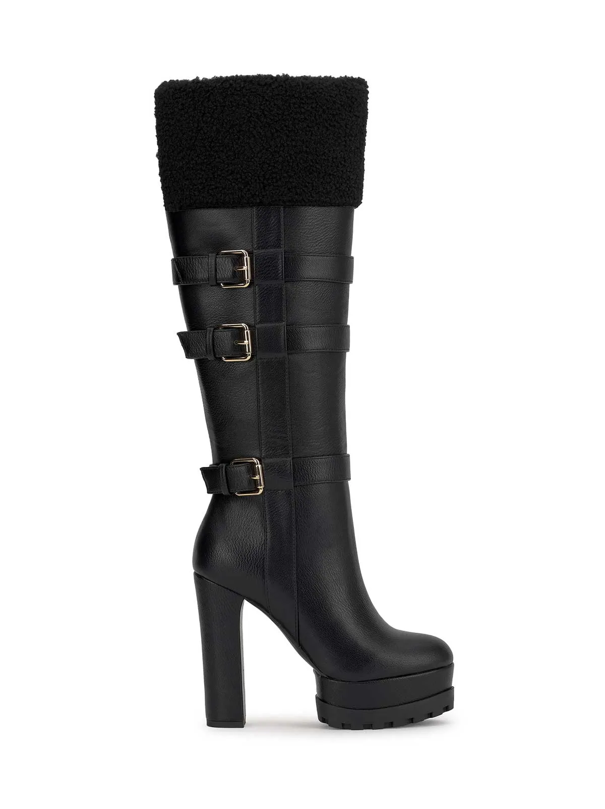 Imerald Knee High Boot in Black sold by Jessica Simpson