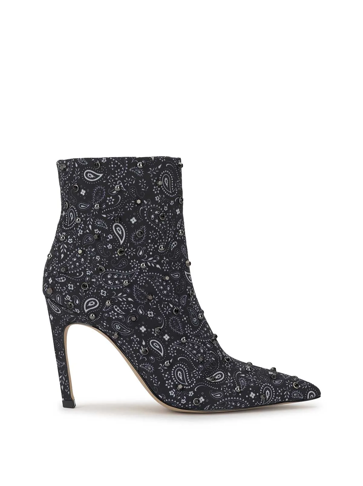 Wilonix Pointed Toe Bootie in Midnight Bandana sold by Jessica Simpson