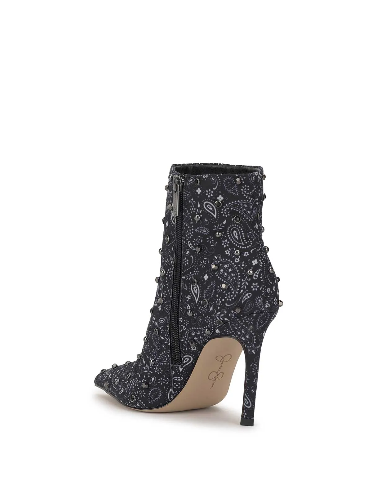 Wilonix Pointed Toe Bootie in Midnight Bandana sold by Jessica Simpson product image thumbnail 3