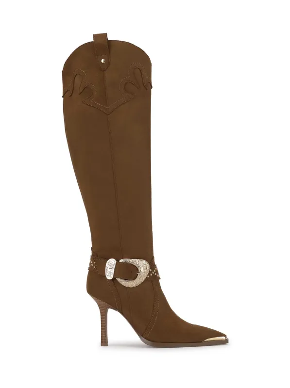 Kenzin Tall Boot in Safari Brown sold by Jessica Simpson