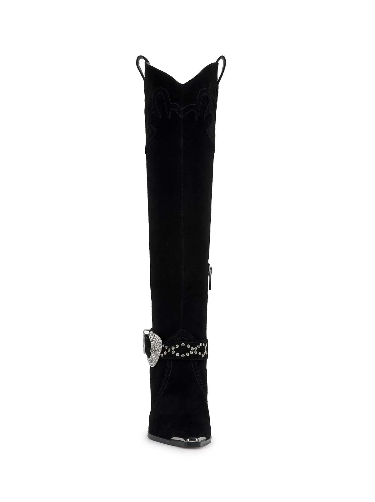 Kenzin Tall Boot in Black Suede sold by Jessica Simpson product image thumbnail 2