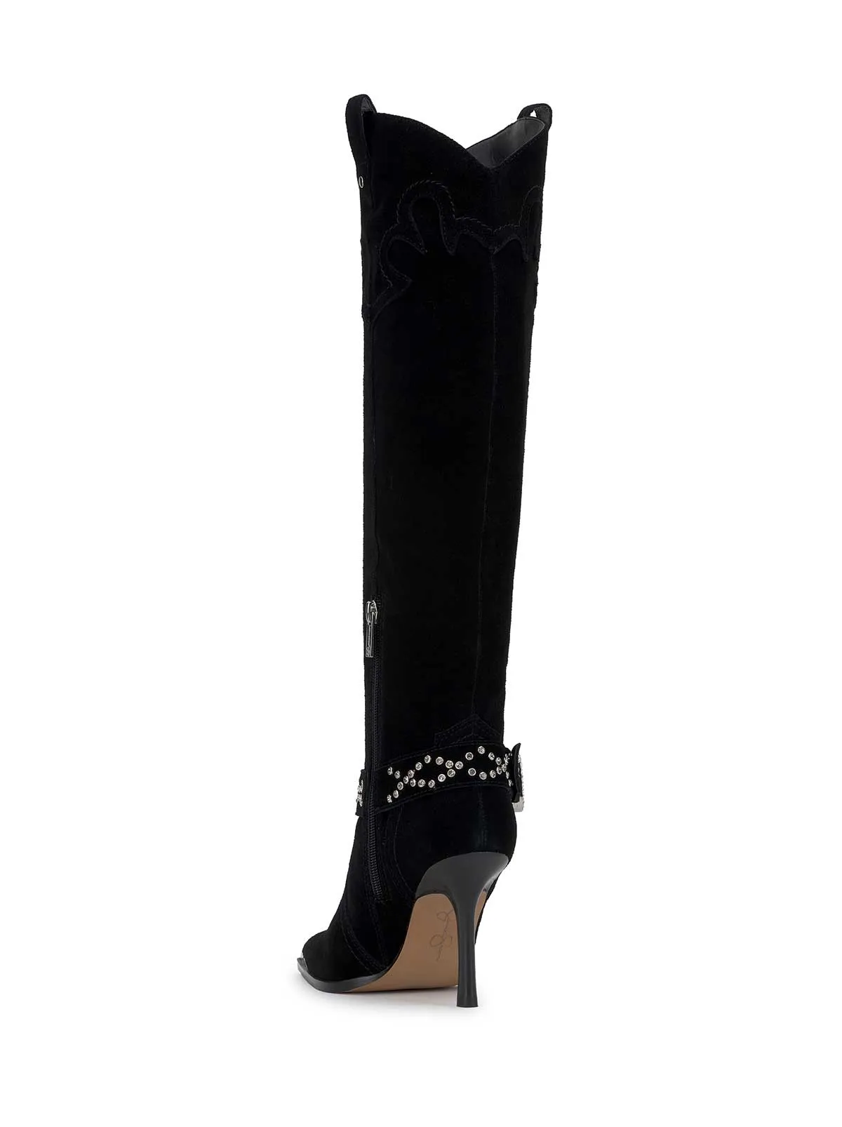 Kenzin Tall Boot in Black Suede sold by Jessica Simpson product image thumbnail 3