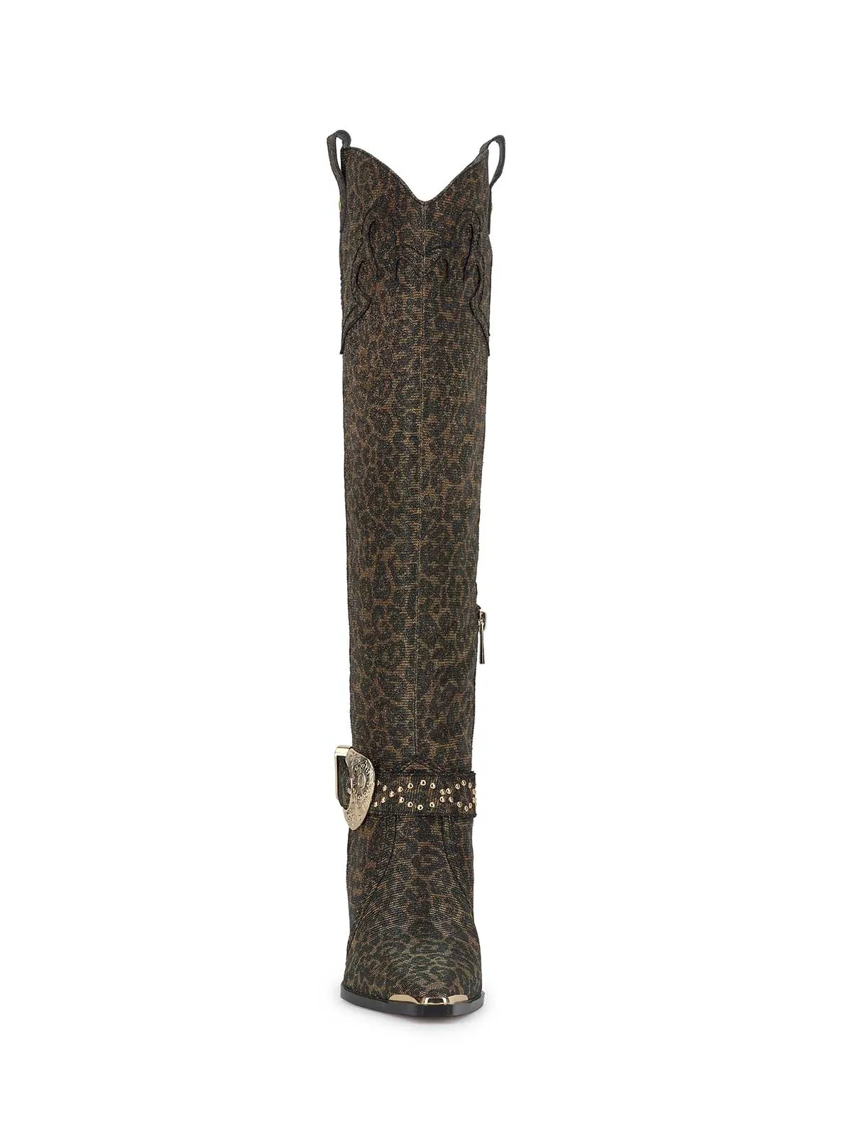 Kenzin Tall Boot in Leopard Sparkle sold by Jessica Simpson product image thumbnail 2