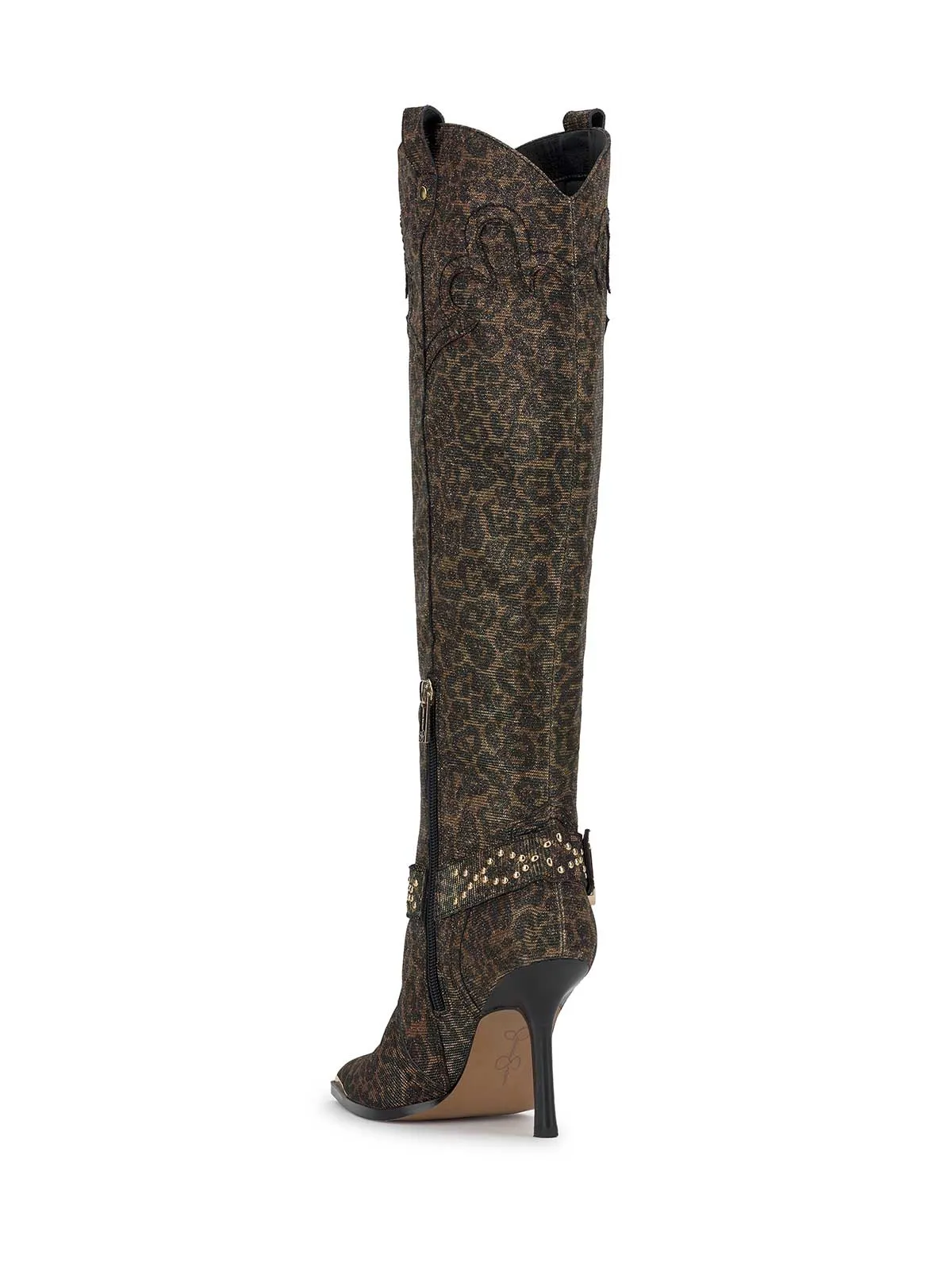 Kenzin Tall Boot in Leopard Sparkle sold by Jessica Simpson product image thumbnail 3