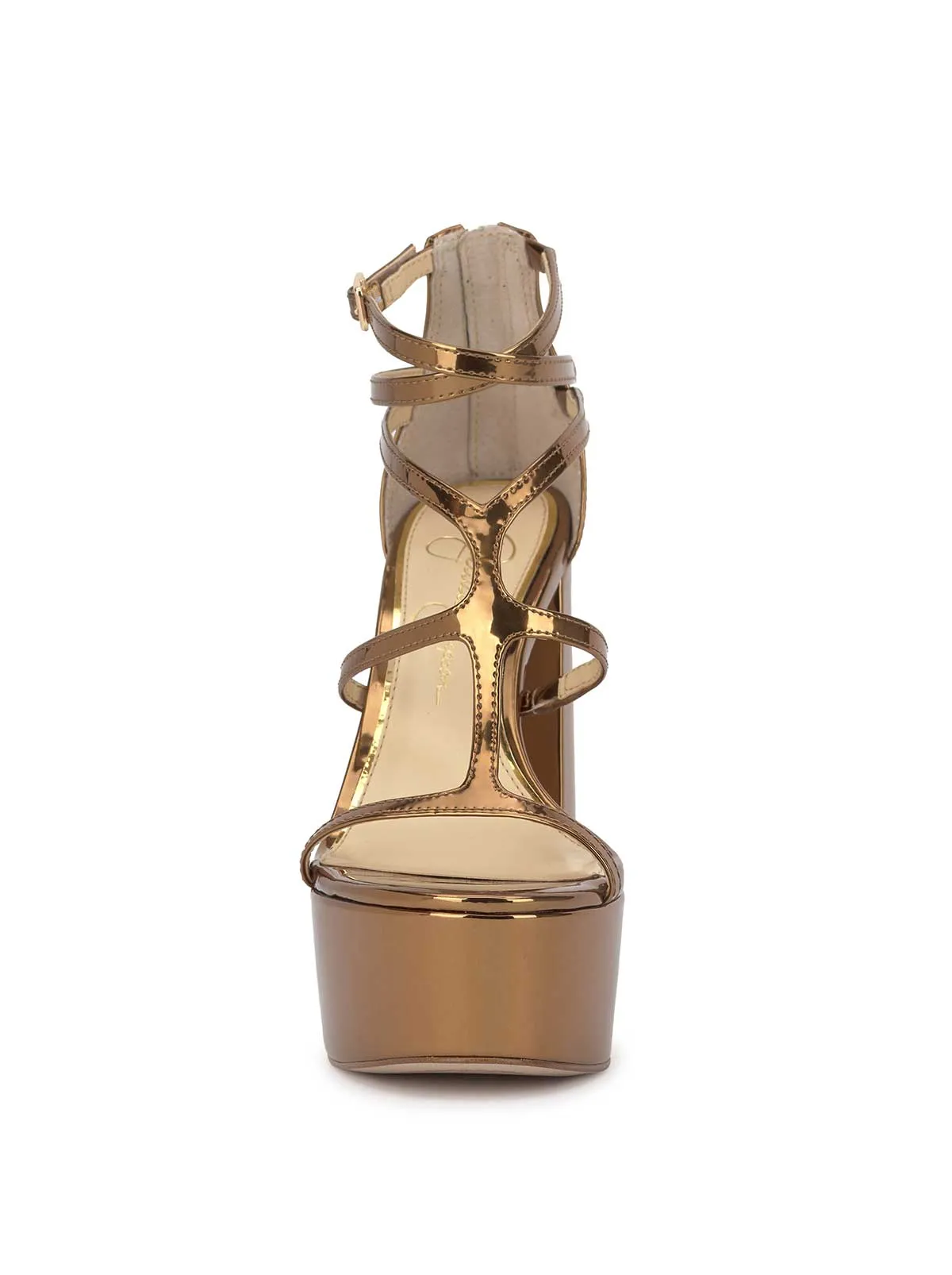 Aamina Platform Sandal in Bronze sold by Jessica Simpson product image thumbnail 2