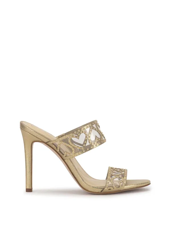 Jovara High Heel in Gold sold by Jessica Simpson