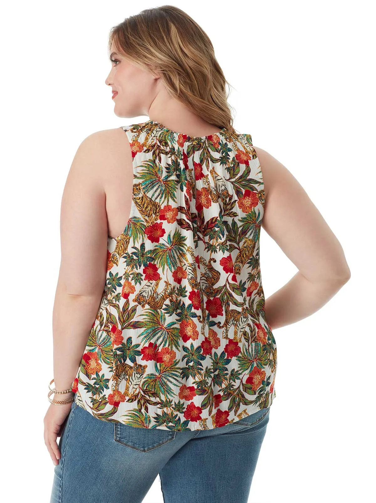 Dorris Tank in Jungle Parade sold by Jessica Simpson product image thumbnail 2