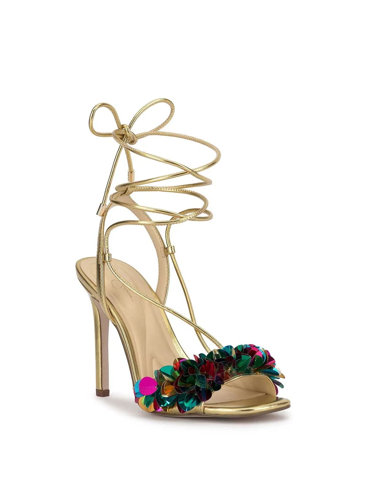 Oveny High Heel in Gold sold by Jessica Simpson product image thumbnail 4