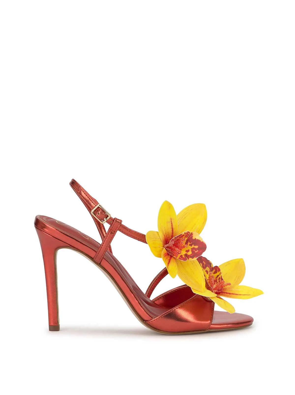 Jylia High Heel in Poppy Papaya sold by Jessica Simpson