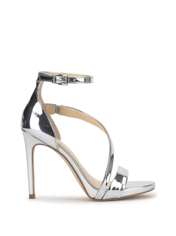 Rayli High Heel in Metallic Silver sold by Jessica Simpson