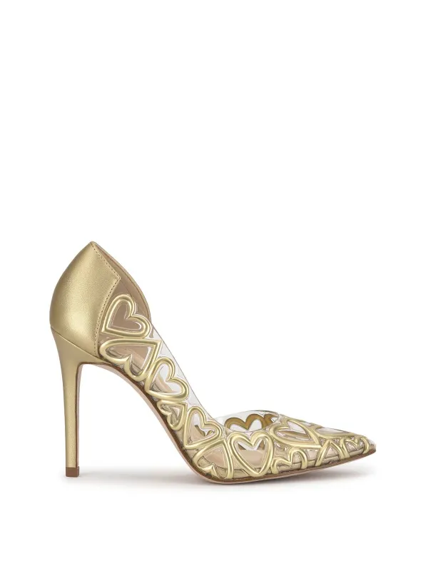 Palvin High Heel in Gold made by Jessica Simpson