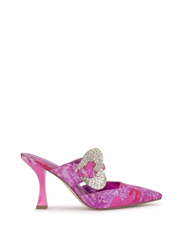 Favica High Heel in Pink & Red sold by Jessica Simpson