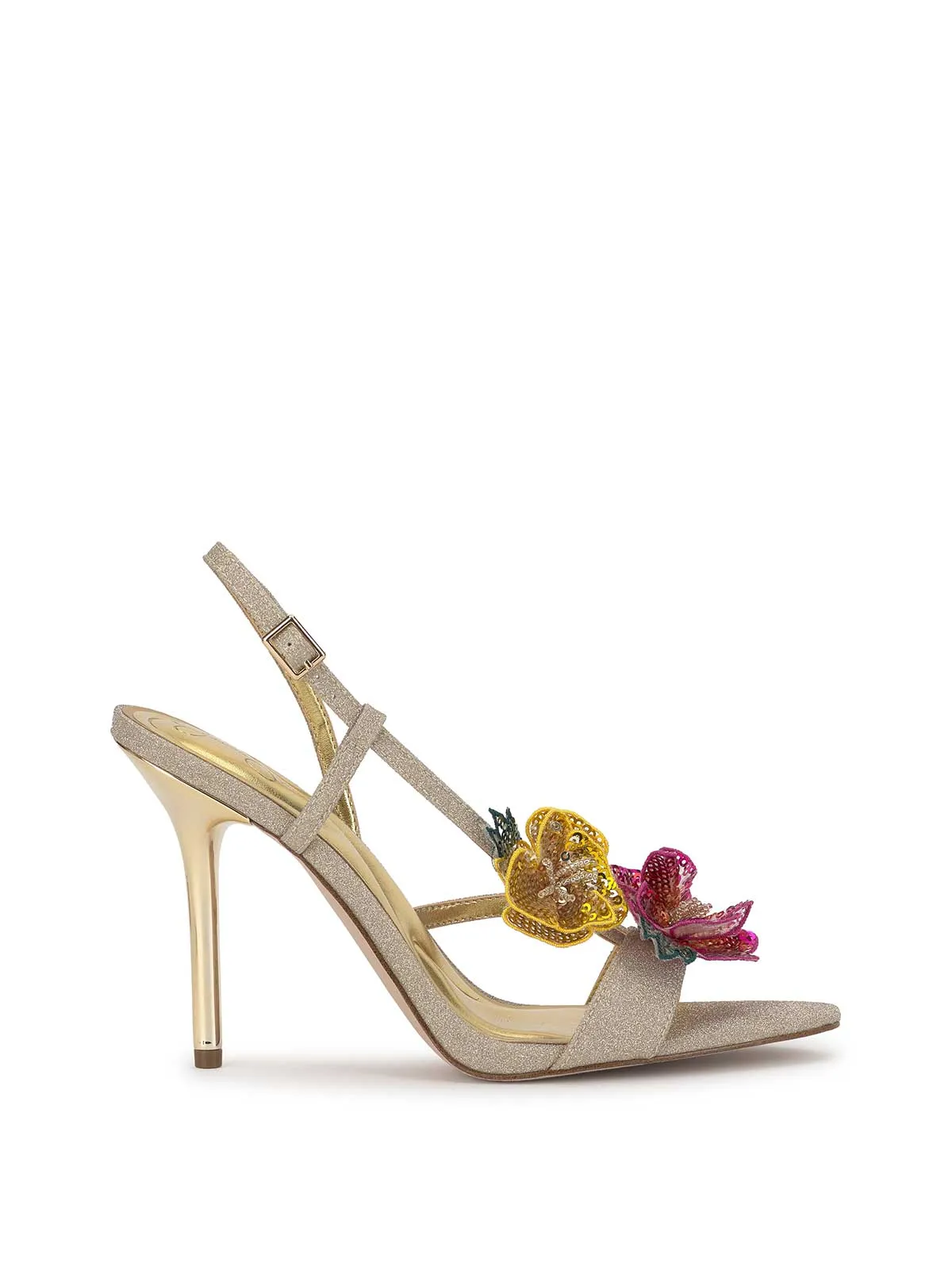 Nivory High Heel in Gold sold by Jessica Simpson