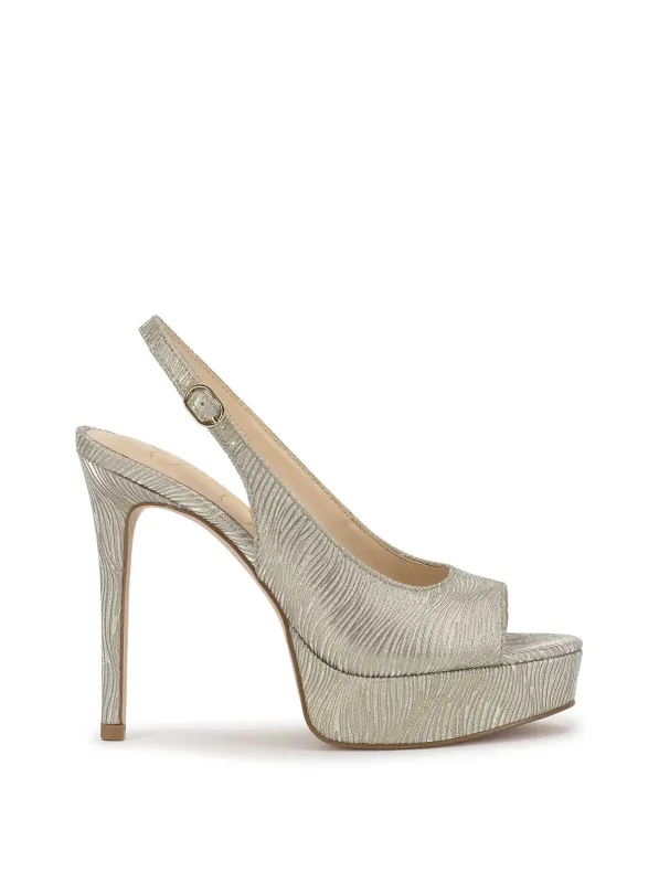 Sibilla High Heel in Light Gold sold by Jessica Simpson