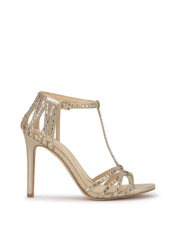 Jivira High Heel in Light Gold sold by Jessica Simpson