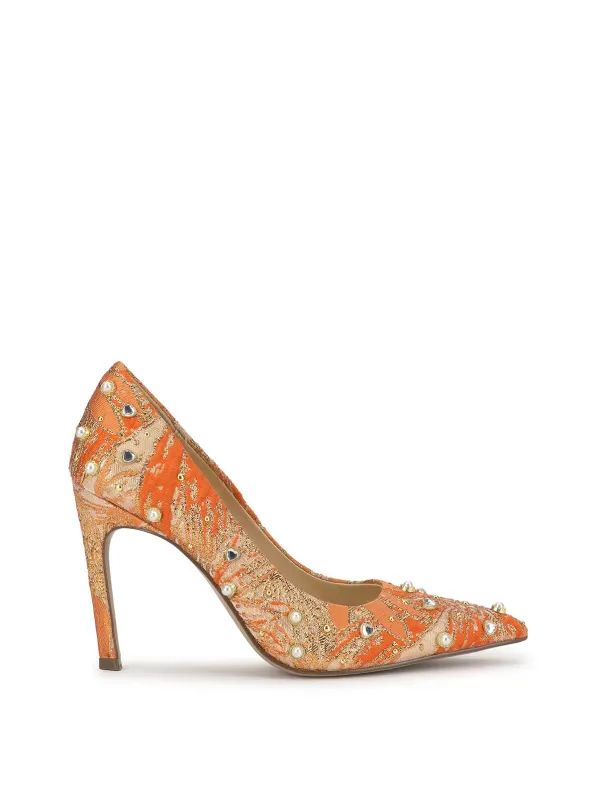Welica High Heel in Tangerine sold by Jessica Simpson