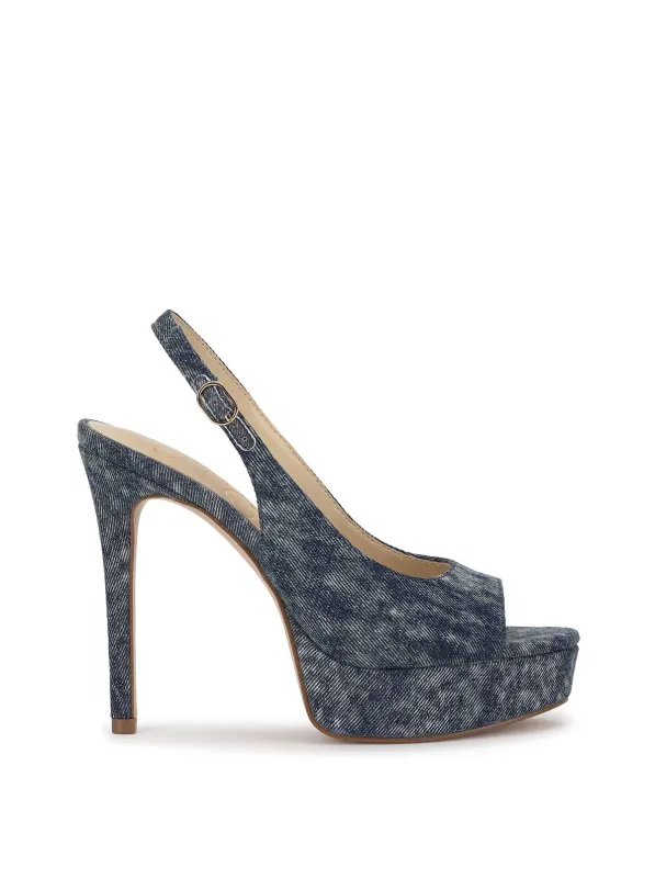 Sibilla High Heel in Shadow Blue made by Jessica Simpson