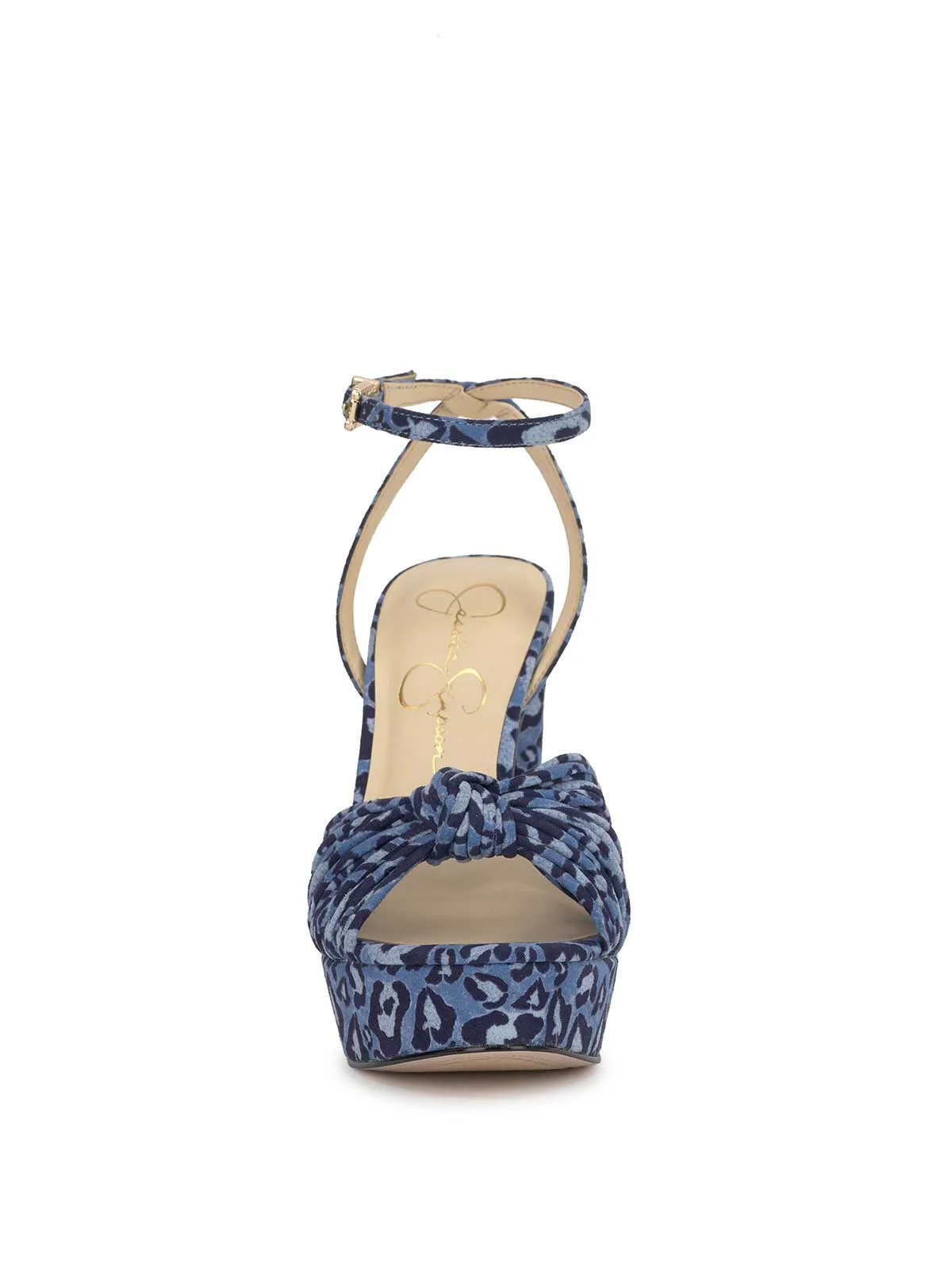 Immie Platform Sandal in Blue Leopard sold by Jessica Simpson product image thumbnail 2