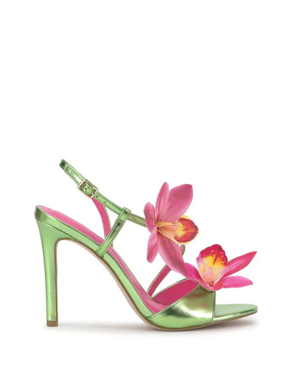 Jylia High Heel in Electric Pear sold by Jessica Simpson