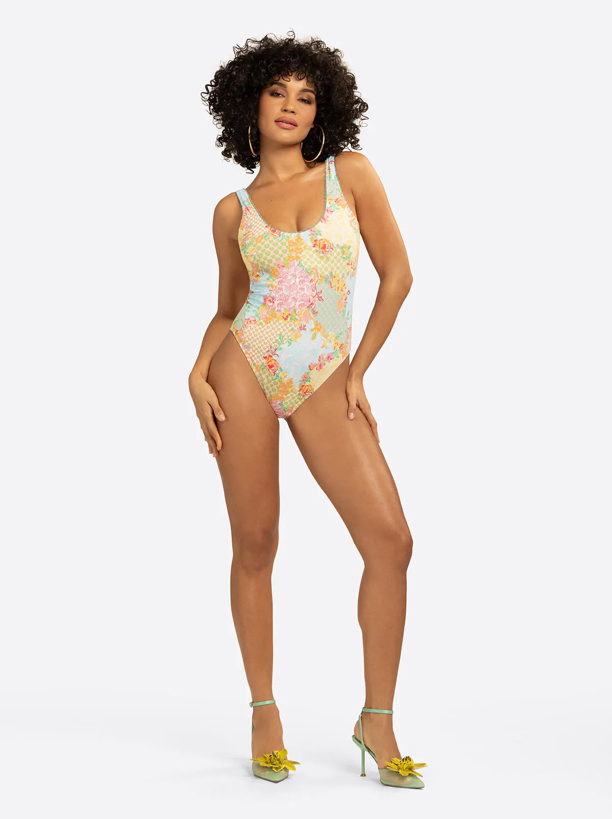 Tank One Piece in Scene Stealer sold by Jessica Simpson