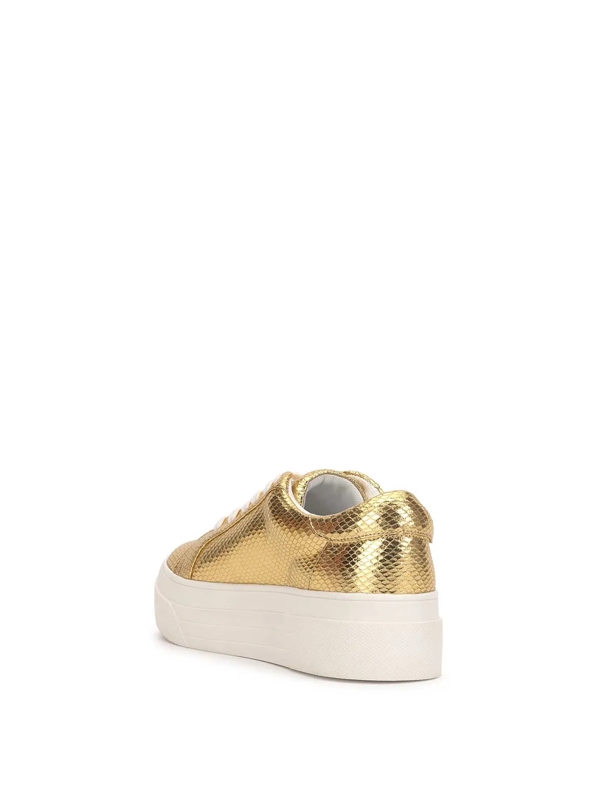 Caitrona Platform Sneaker in Gold sold by Jessica Simpson product image thumbnail 3