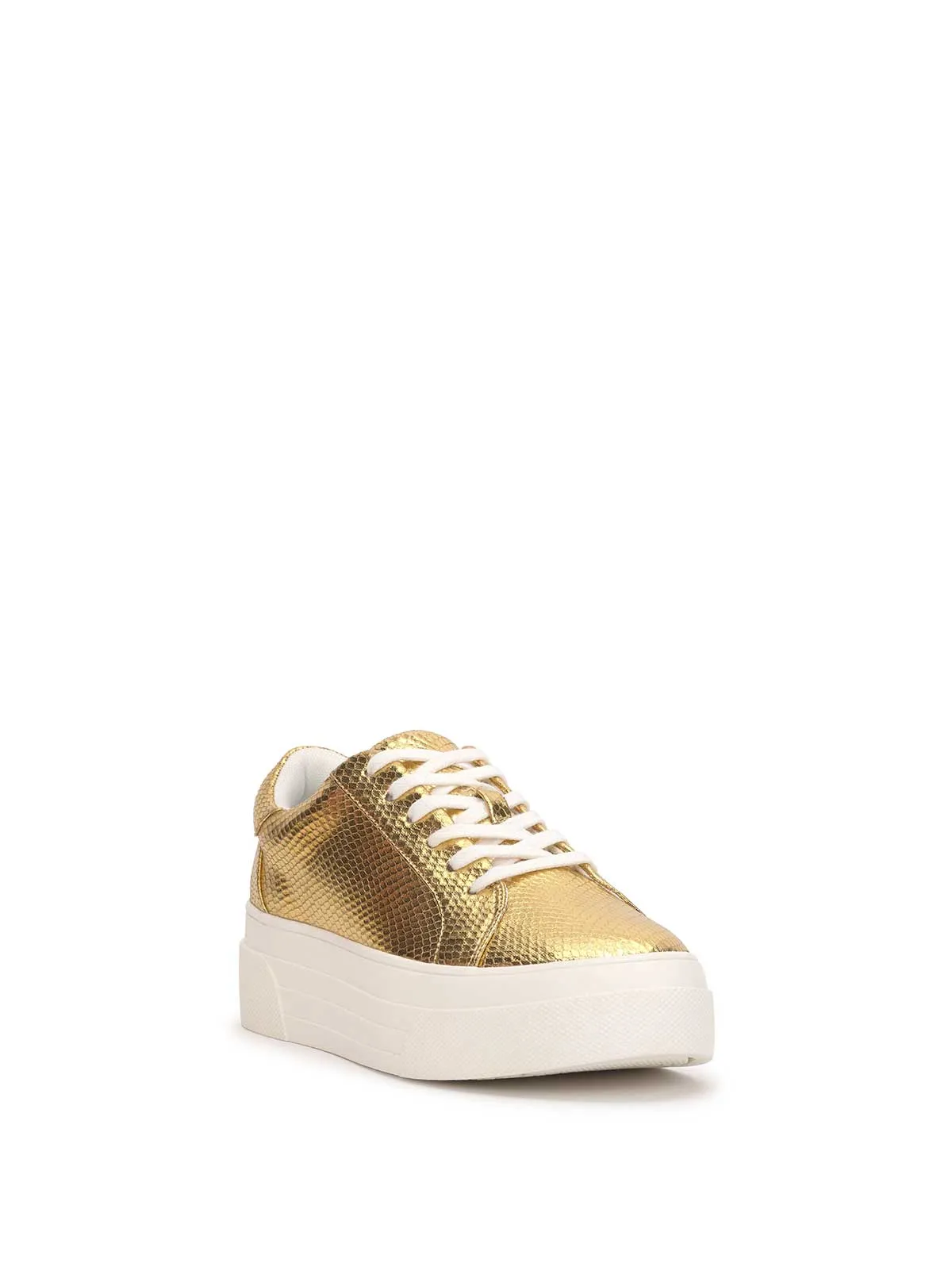 Caitrona Platform Sneaker in Gold sold by Jessica Simpson product image thumbnail 4