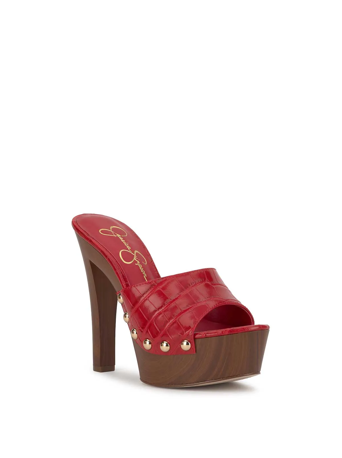 Cynlia Platform in Red Muse sold by Jessica Simpson product image thumbnail 4