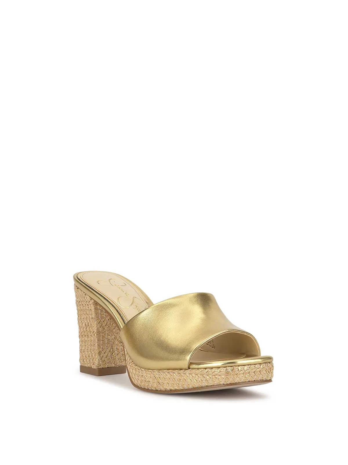 Elyzza High Heel Slide in Gold sold by Jessica Simpson product image thumbnail 4