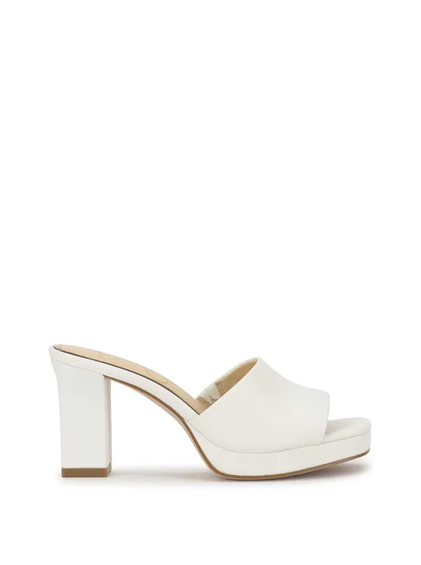 Elyzza High Heel Slide in Bright White sold by Jessica Simpson