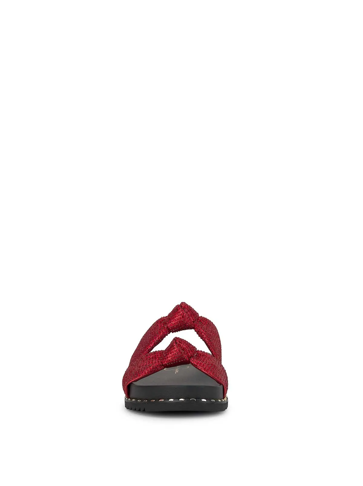 Caralyna Flat Sandal in Red Shimmer sold by Jessica Simpson product image thumbnail 2