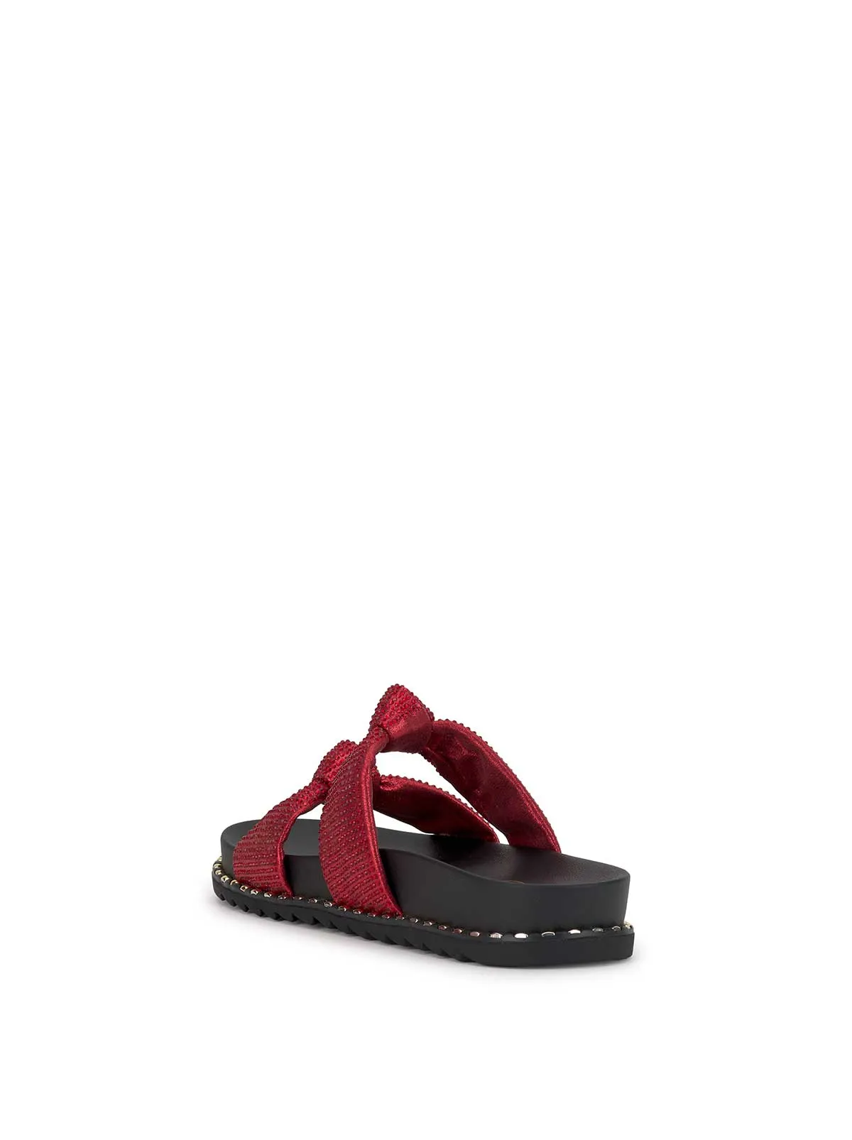 Caralyna Flat Sandal in Red Shimmer sold by Jessica Simpson product image thumbnail 3