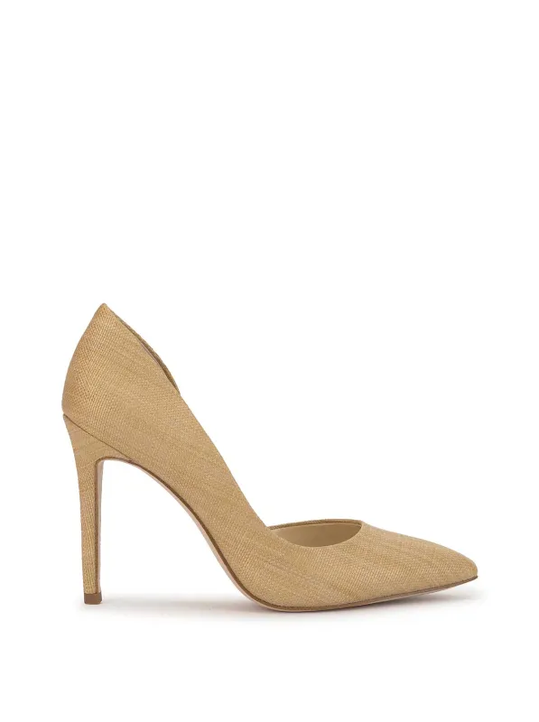 Prizma D'Orsay Pump in Natural Raffia sold by Jessica Simpson