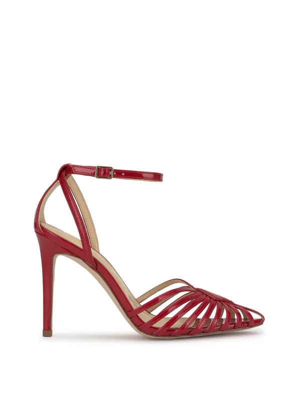 Paveri Pump in Red Muse made by Jessica Simpson