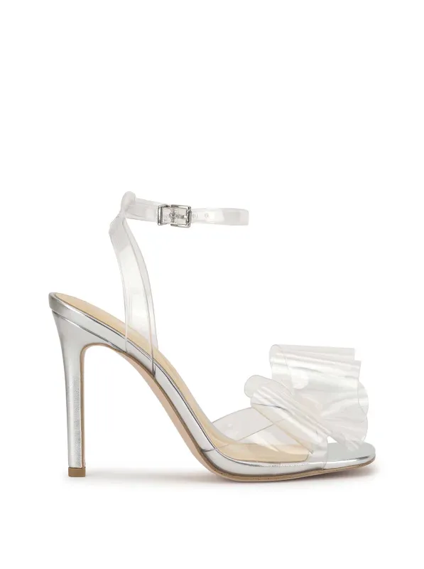 Olivine High Heel in Clear & Silver sold by Jessica Simpson