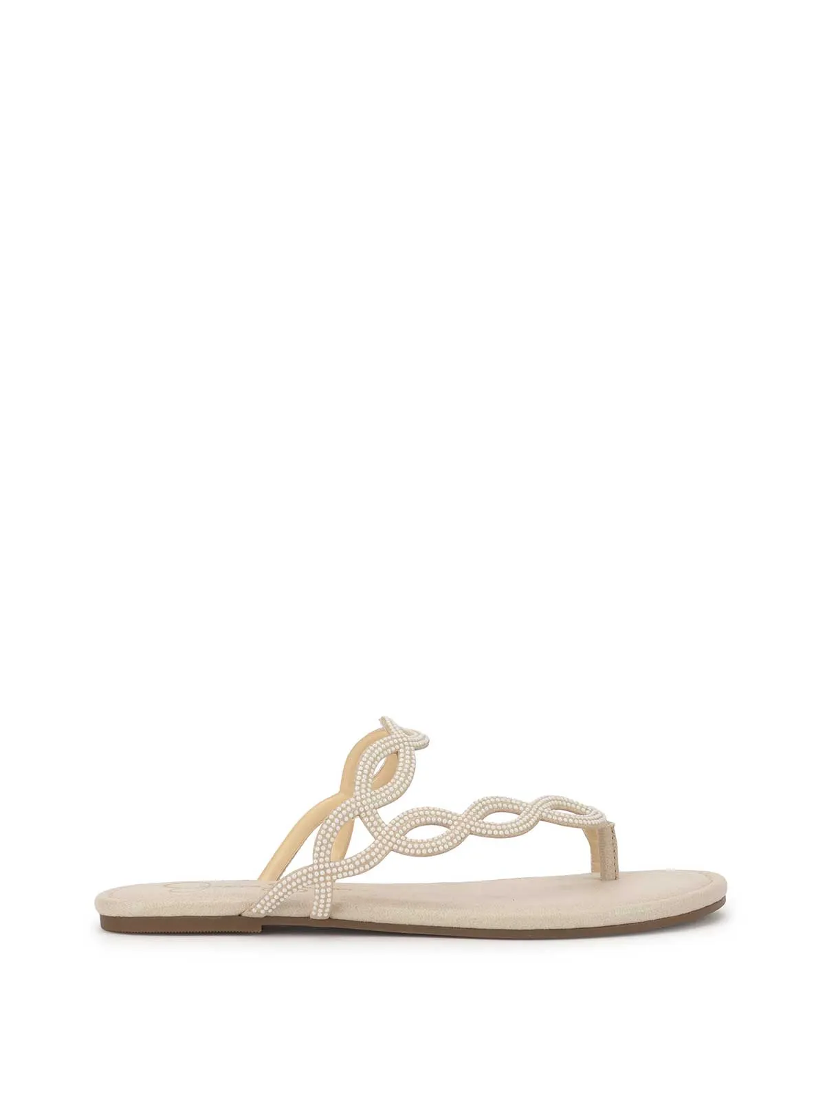Aloni Sandal in Ivory sold by Jessica Simpson