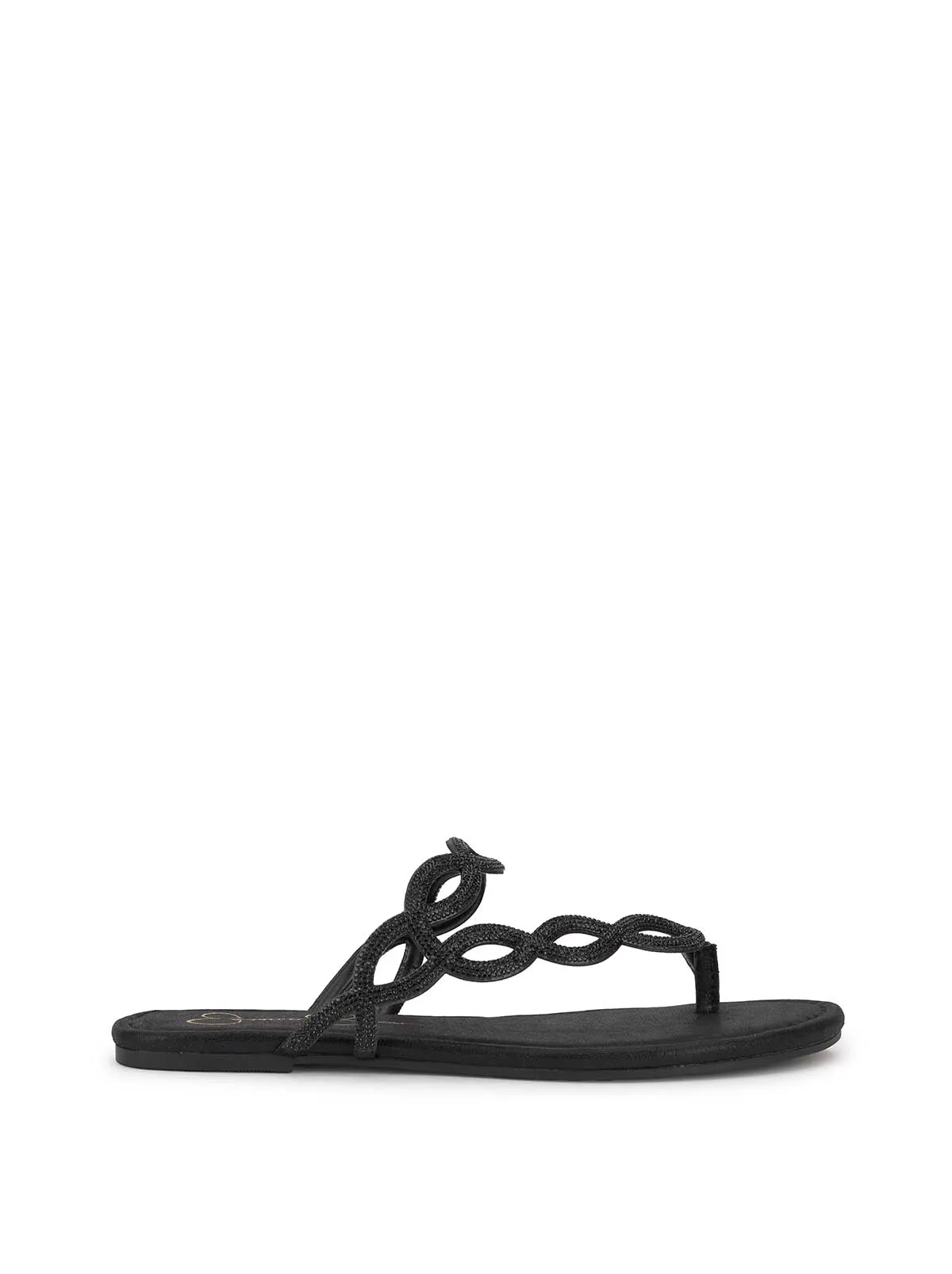 Aloni Sandal in Black sold by Jessica Simpson
