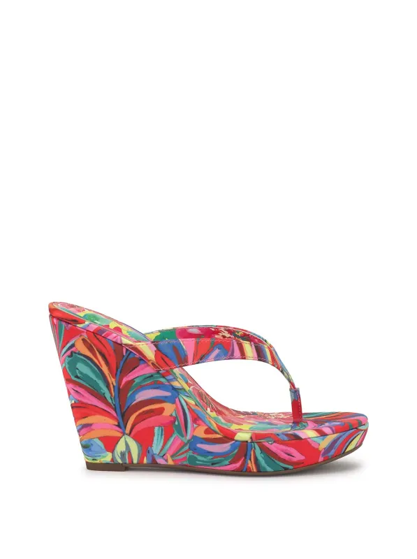 Jyseta Wedge in Paisley Pop sold by Jessica Simpson