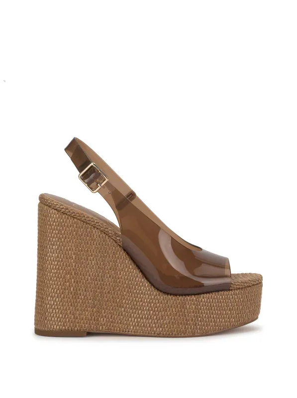 Kaliese Wedge in Tuscan Tan sold by Jessica Simpson