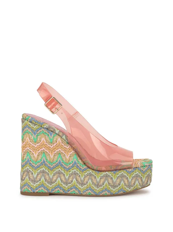 Kaliese Wedge in Cameo Pink made by Jessica Simpson