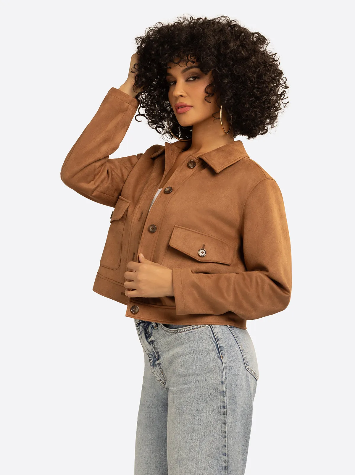 JS Jessica Simpson Martina Jacket in Apple Cinnamon sold by Jessica Simpson product image thumbnail 2