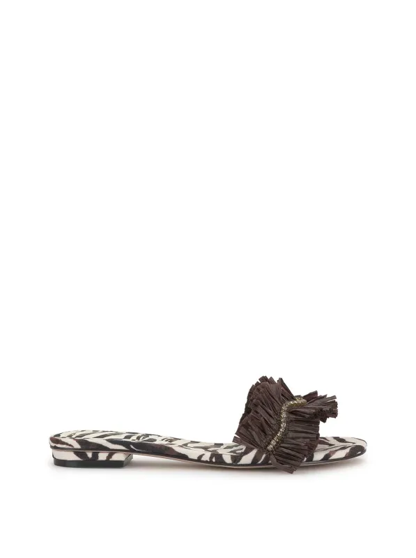 Danive Sandal in Brown Zebra sold by Jessica Simpson