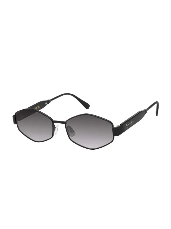 Hex Frame Sunglasses in Black made by Jessica Simpson