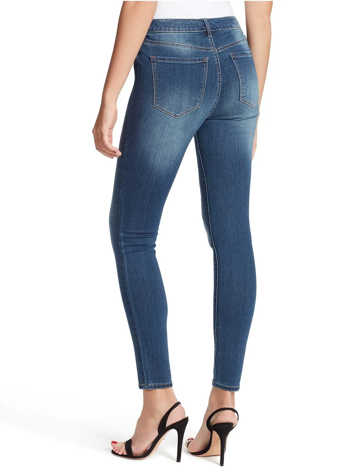 Adored High Rise Sknny Jeans in Rodeo sold by Jessica Simpson product image thumbnail 3