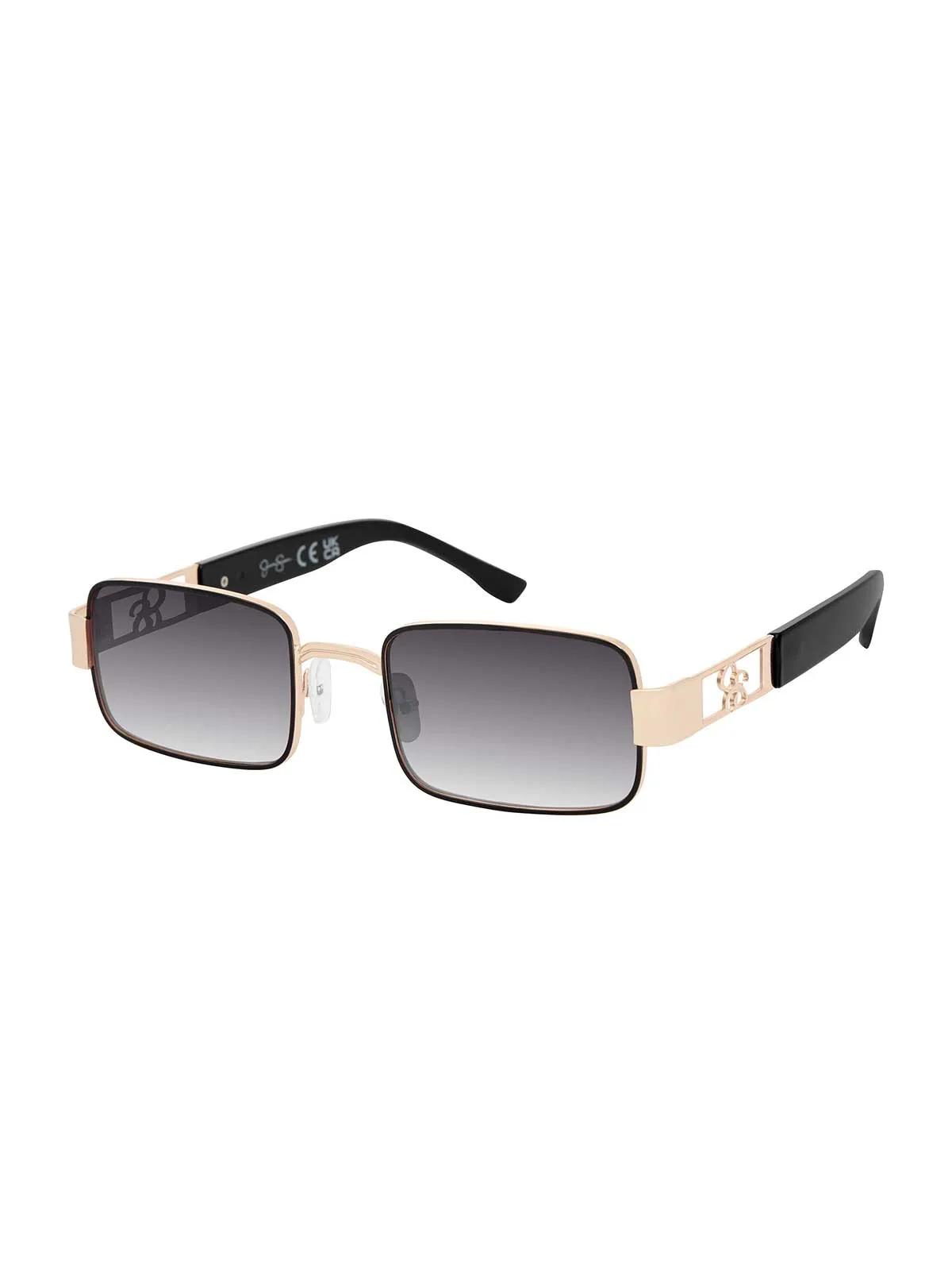 Lux Rectangle Sunglasses in Black Gold sold by Jessica Simpson