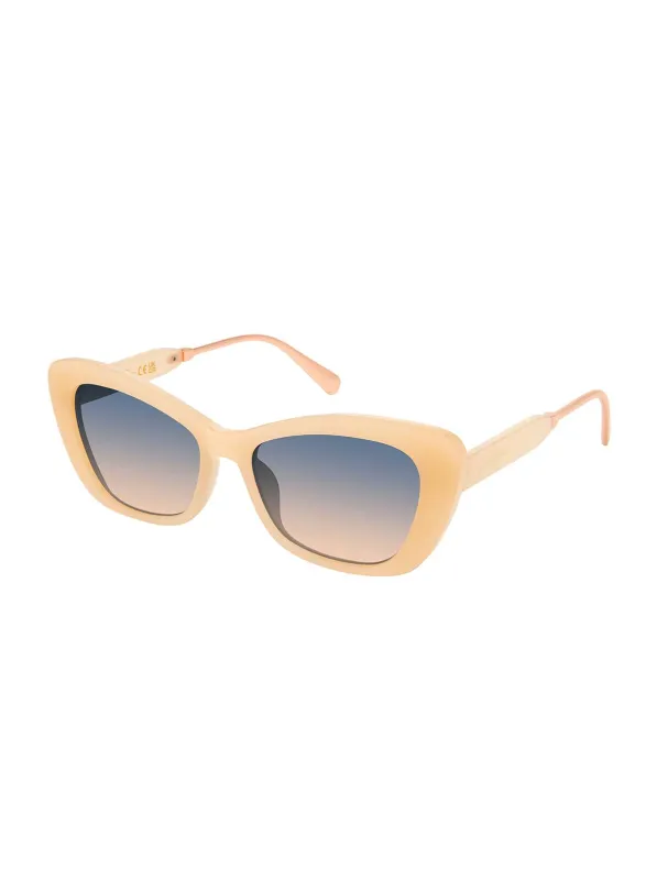 City Chic Cat Eye Sunglasses in Nude made by Jessica Simpson