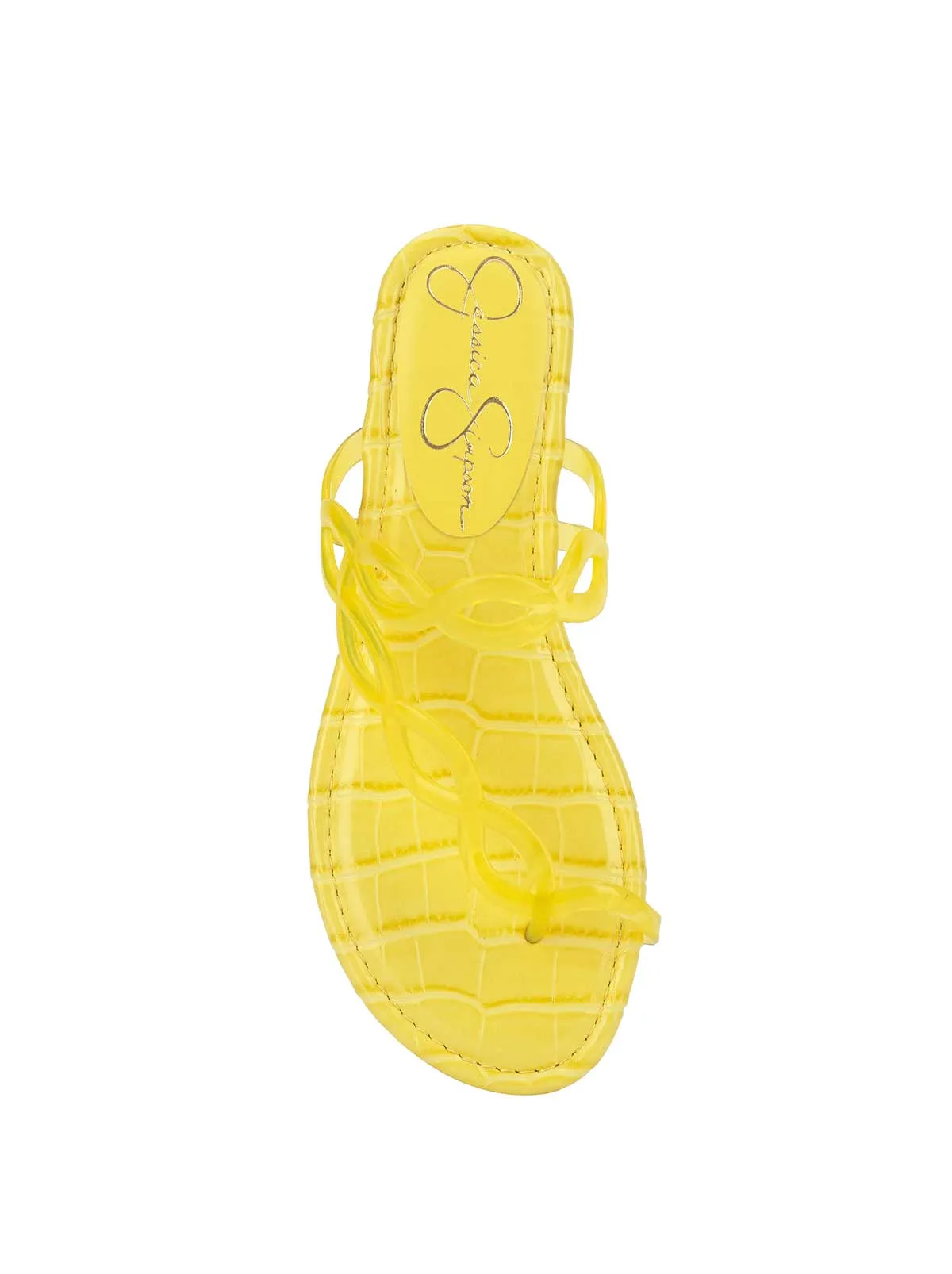 Aloni Sandal in Bright Yellow sold by Jessica Simpson product image thumbnail 5