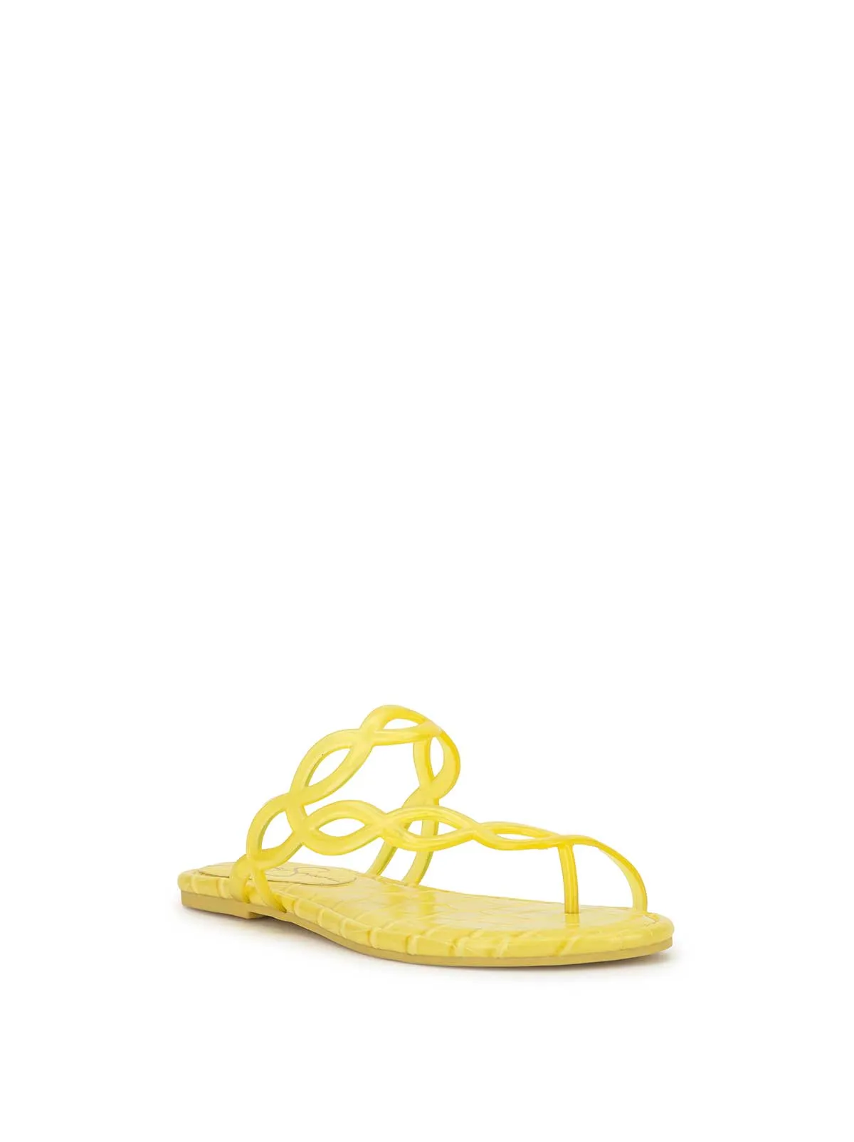 Aloni Sandal in Bright Yellow sold by Jessica Simpson product image thumbnail 4