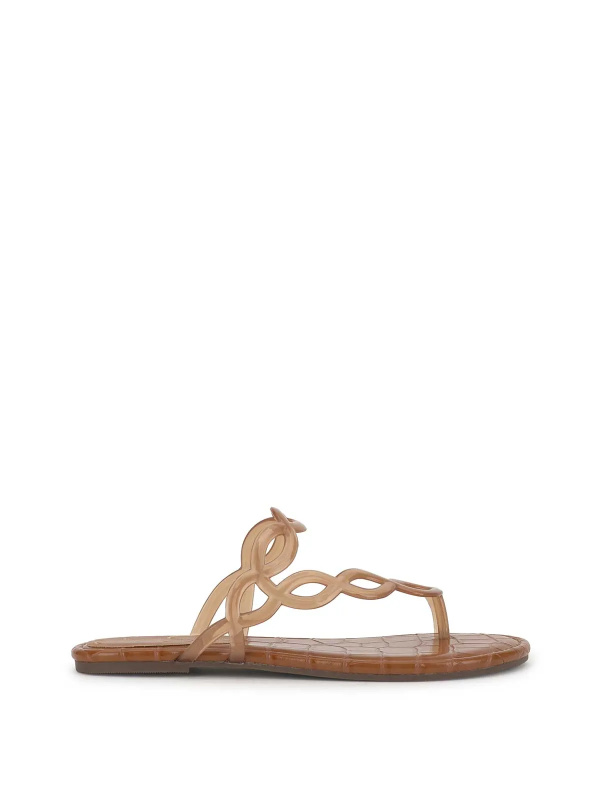 Aloni Sandal in Soft Caramel sold by Jessica Simpson