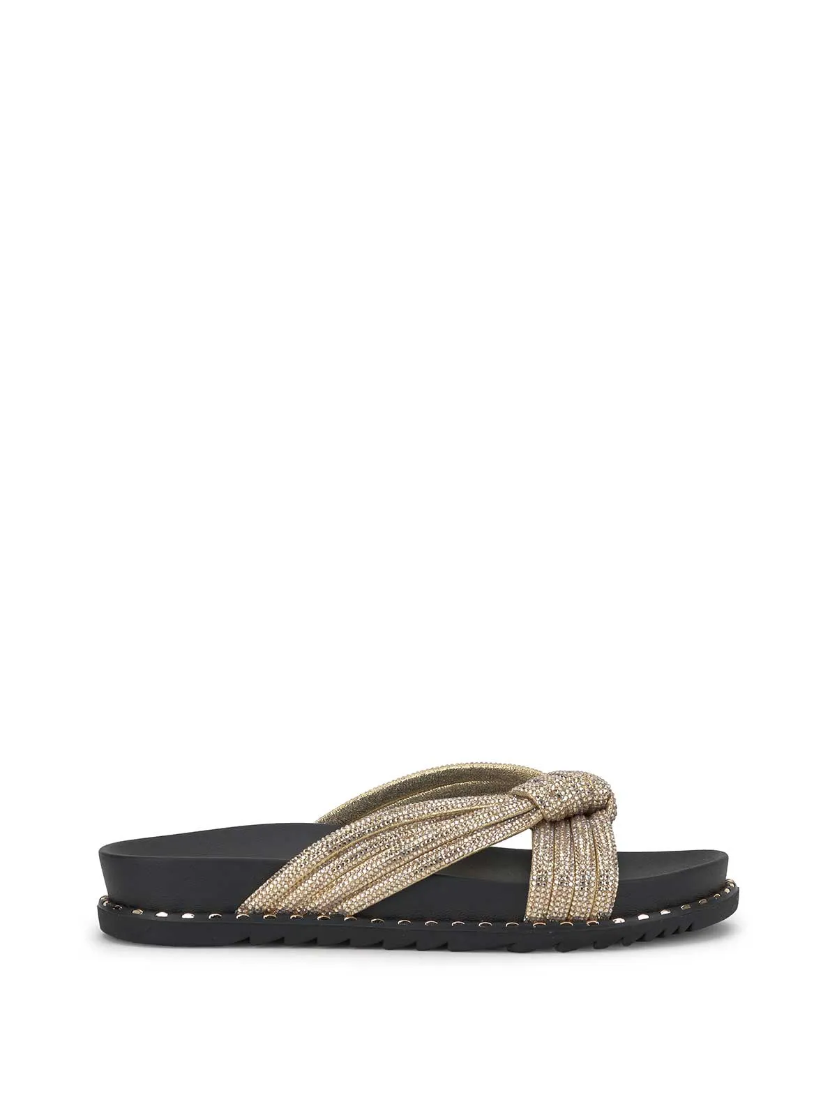 Cilleva Sandal in Gold sold by Jessica Simpson